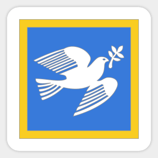 Peace Dove Sticker
